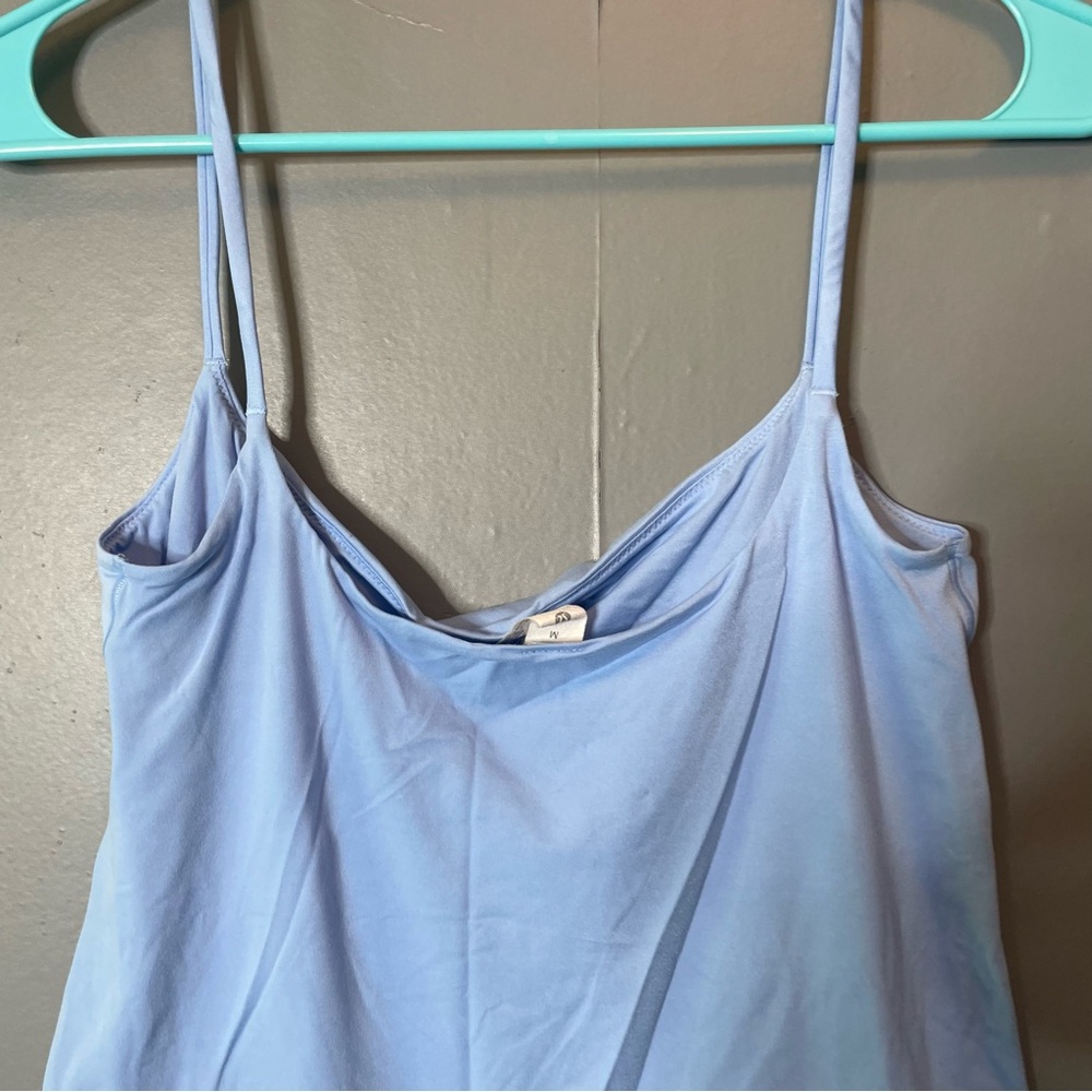Lululemon Wundermost Ultra-Soft Nulu Spaghetti-Strap Cami Tank Sinatra blue Med - Picture 10 of 12